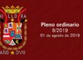 Pleno ordinario 01/08/2019