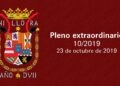 Pleno extraordinario 10/2019