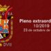 Pleno extraordinario 10/2019