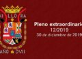 Pleno Extraordinario del 30 de diciembre de 2019