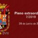 Pleno extraordinario 7/2019