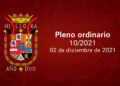 Pleno ordinario 10/2021