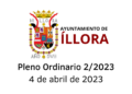 Pleno ordinario 2/2023