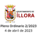 Pleno ordinario 2/2023