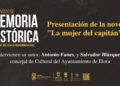 VI Jornadas de Memoria Histórica | Presentación del libro “La mujer del capitán”