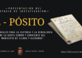 Presentación de “e-Pósito”. Materiales para la historia y la genealogía de la gente común y corriente del municipio de Íllora y aledaños”